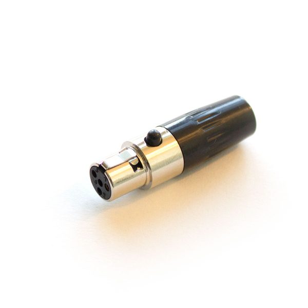 Mini-XLR plug 4 pin (female)